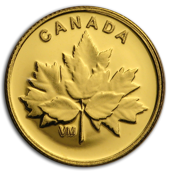 2019 Canada 1/2 gram Proof Gold Bouquet of Maple Leaves 2019 Canada 1/2 gram Proof Gold Bouquet of Maple Leaves